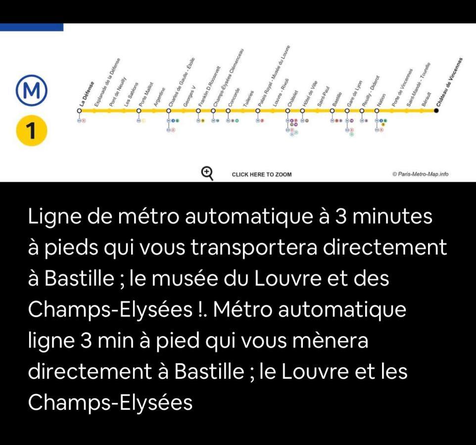 Loft Lumineux Hyper Centre Vincennes Rer A 5 Min - Parking Gratuit Daire Dış mekan fotoğraf