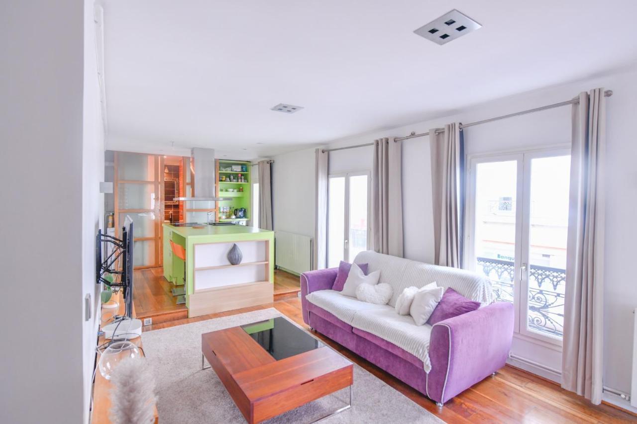 Loft Lumineux Hyper Centre Vincennes Rer A 5 Min - Parking Gratuit Daire Dış mekan fotoğraf